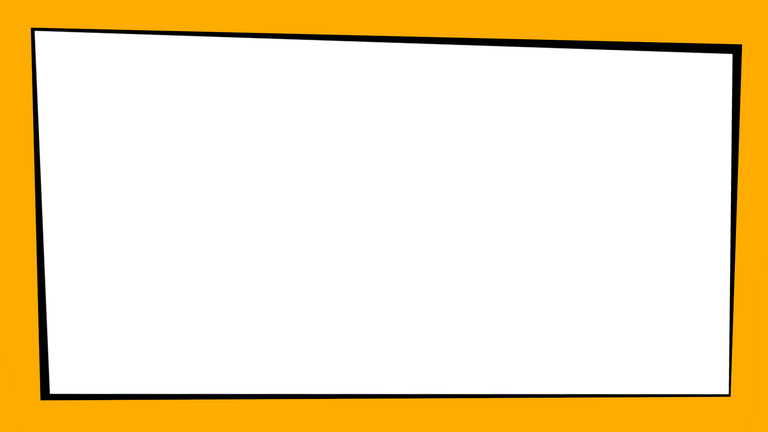 Orange Fun Rectangle Video Border Frame 1080p 16:9